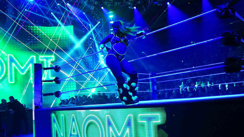 Naomi makes her entrance