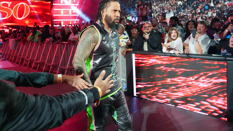 Jimmy Uso makes his entrance on "WWE SmackDown"