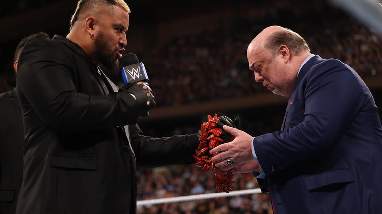 Solo Sikoa demands Paul Heyman acknowledge him