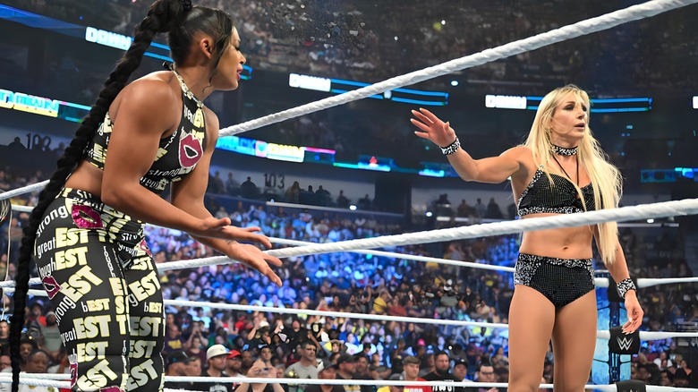 Charlotte Flair brushes off Bianca Belair