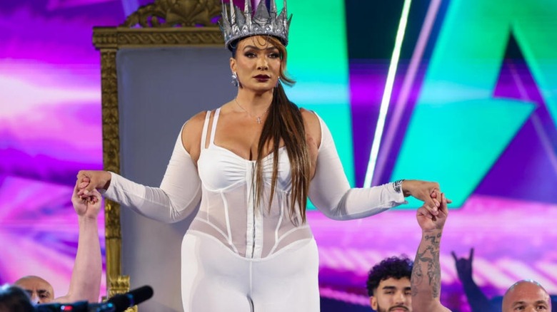 Nia Jax wearing crown