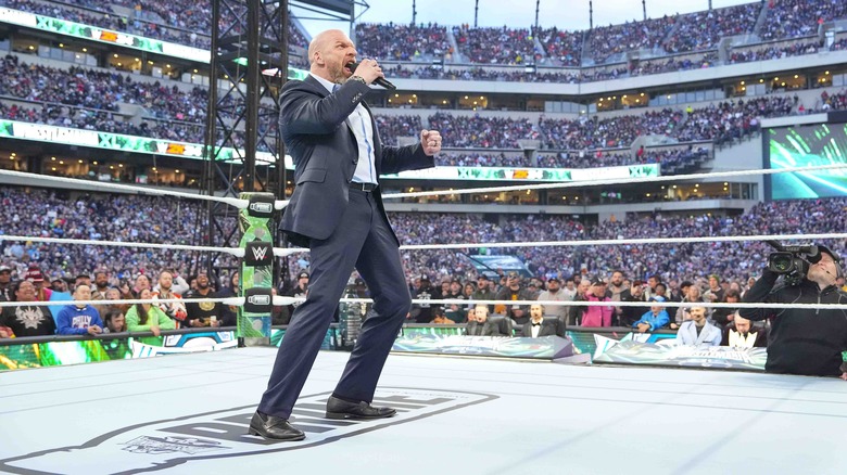 Paul Levesque welcomes fans to WrestleMania