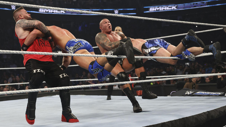 Kevin Owens and Randy Orton deliver DDTs