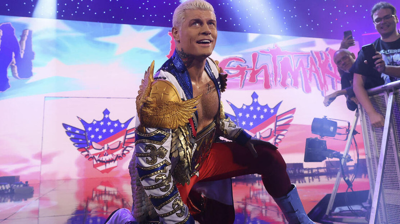 Cody Rhodes smiling