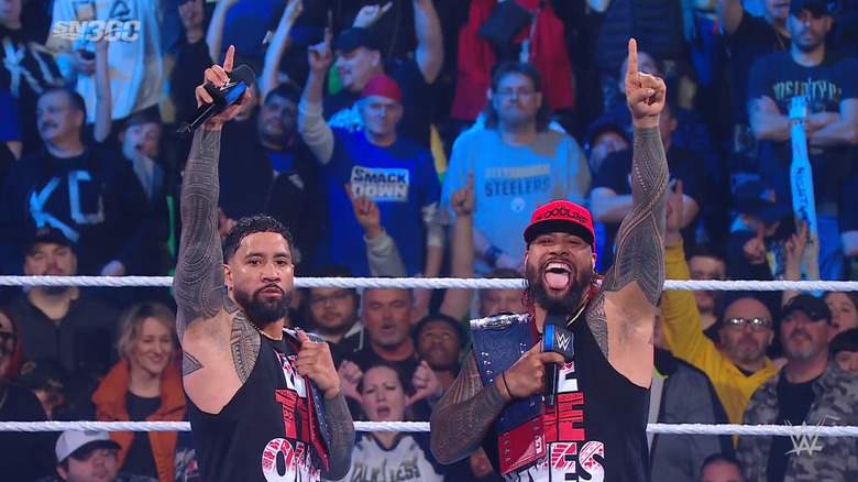 The Usos in the ring