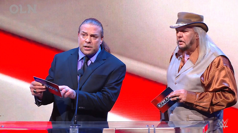 RVD and Hayes announcing the picks