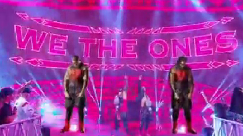 The Usos headed to the ring