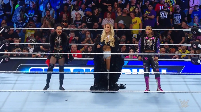 The three women in the ring