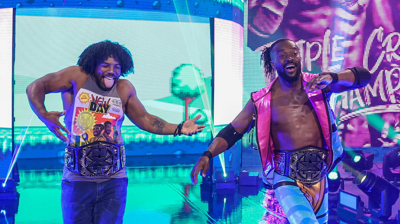 New Day makes their entrance