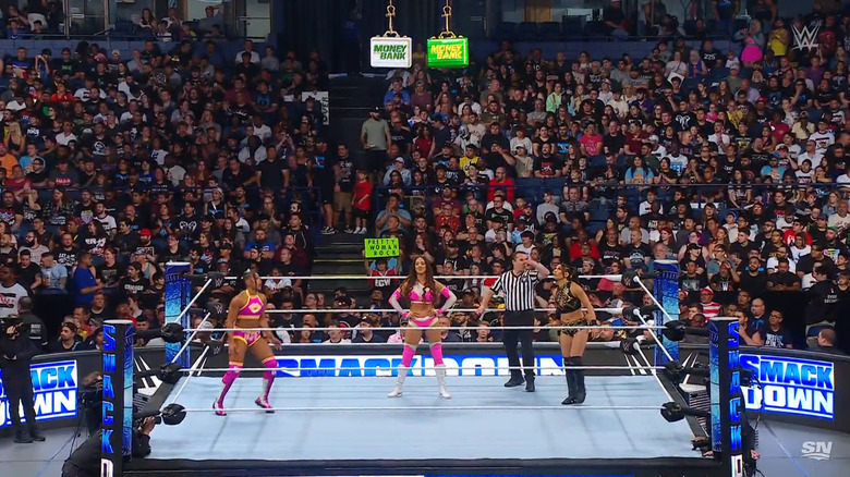 The three women in the ring