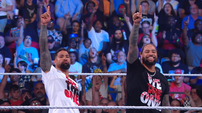 The Usos in the ring