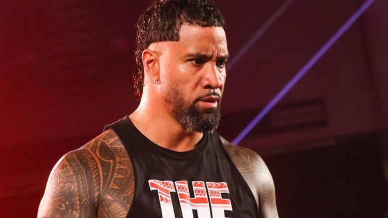 Jey Uso stares