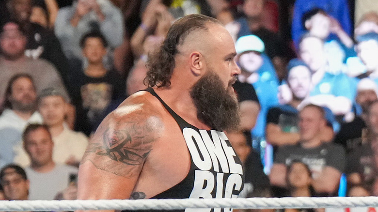 Braun Strowman stares ahead