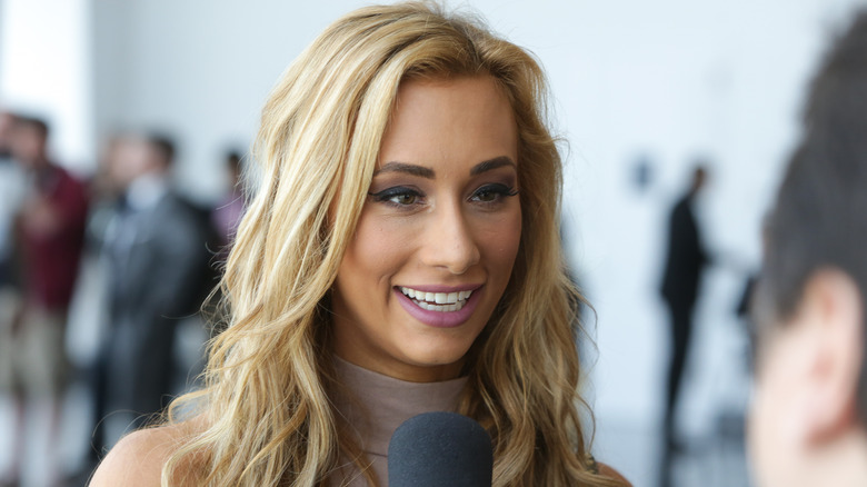 Carmella talking