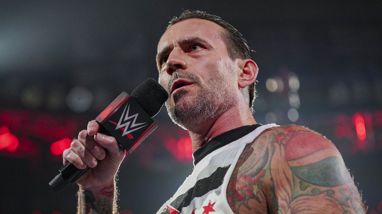 CM Punk on the mic