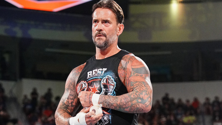 CM Punk, taping wrists