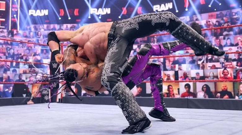 Damian Priest hits The Reckoning on "WWE Raw"