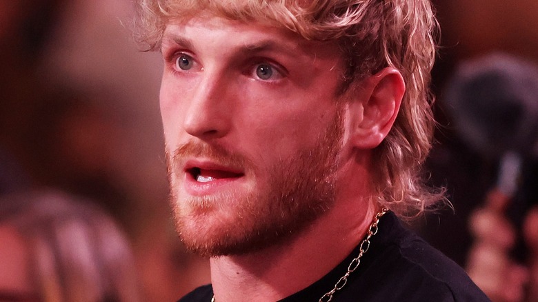 Logan Paul looking concerned