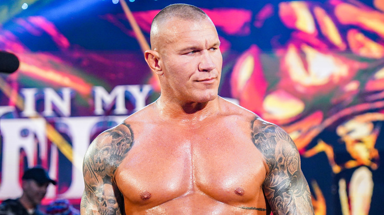 Randy Orton, giving someone the side-eye