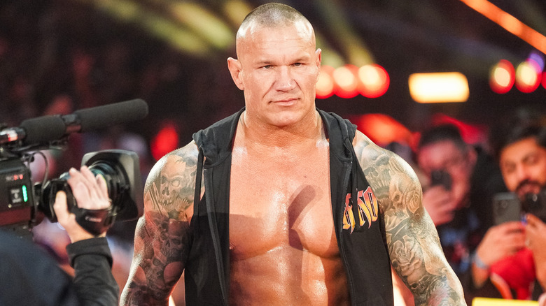 Randy Orton wearing a zip-up vest