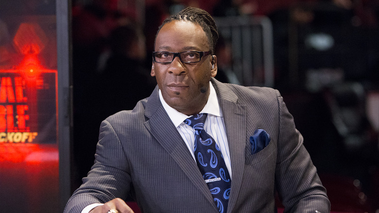 Booker T looking at the camera