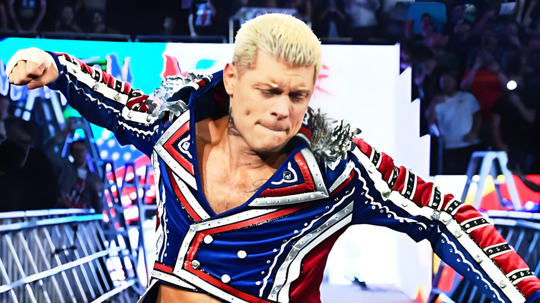 Cody Rhodes heads to the ring