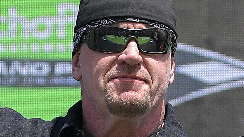 Undertaker smiling 