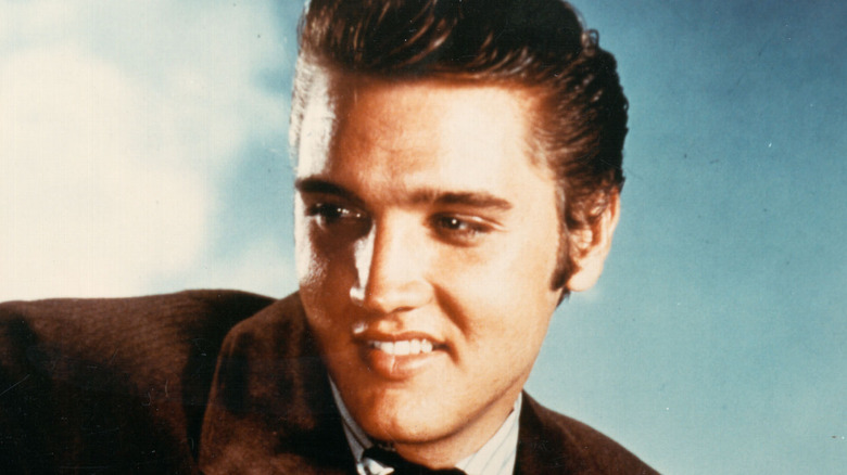 Elvis Presley smiling