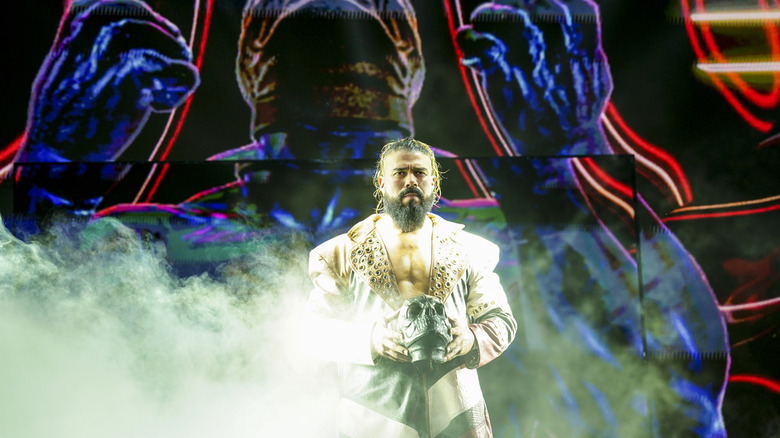 Andrade makes an entrance