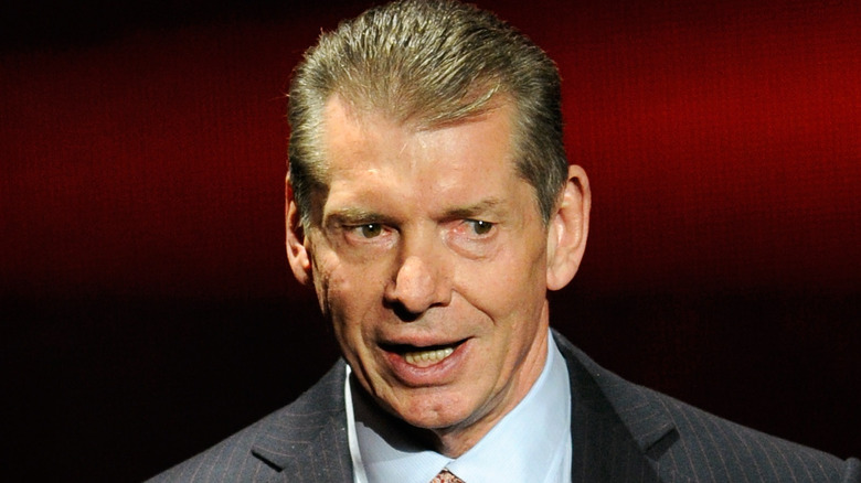 Vince McMahon giving a speech