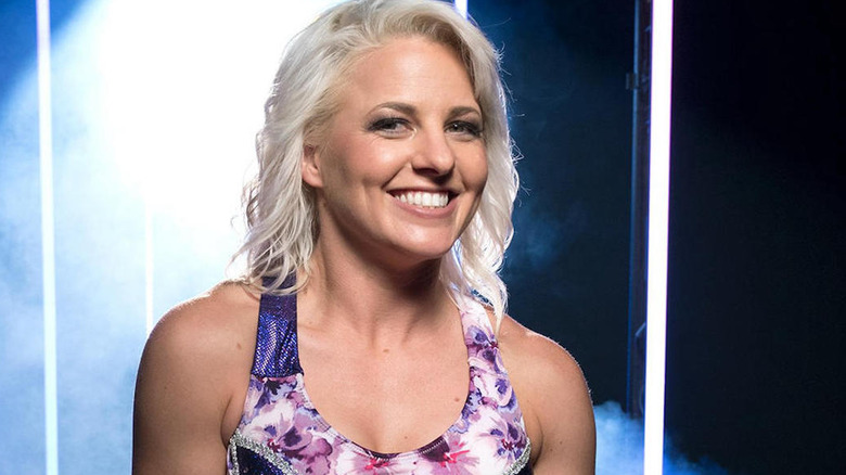 Candice LeRae smiling