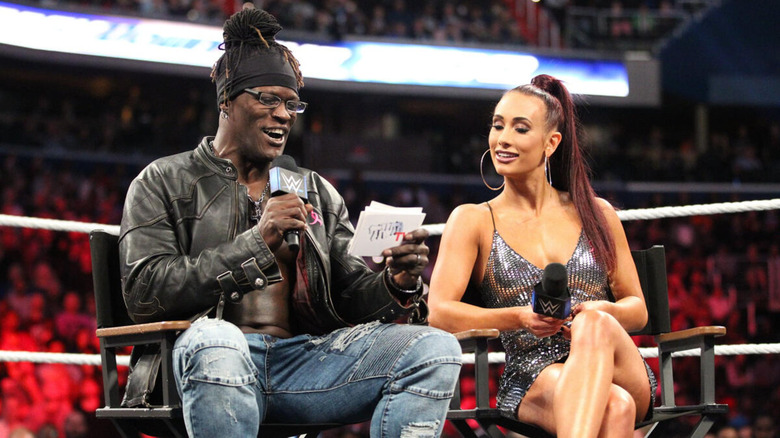 R-Truth and Carmella in the ring