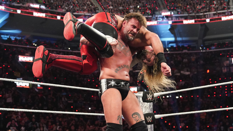 CM Punk versus Seth Rollins at "WWE Raw" on Netflix premiere