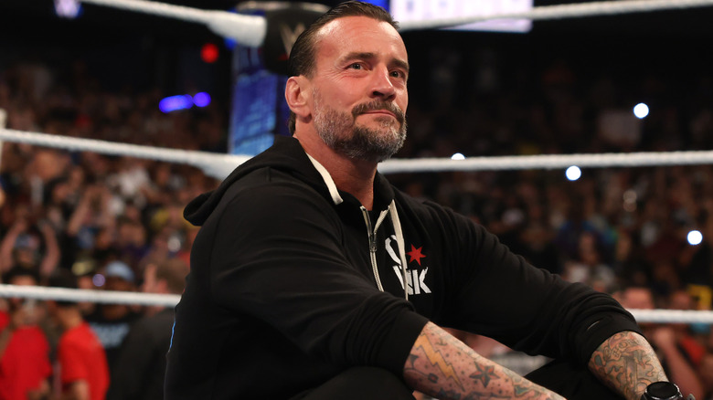 CM Punk smiling