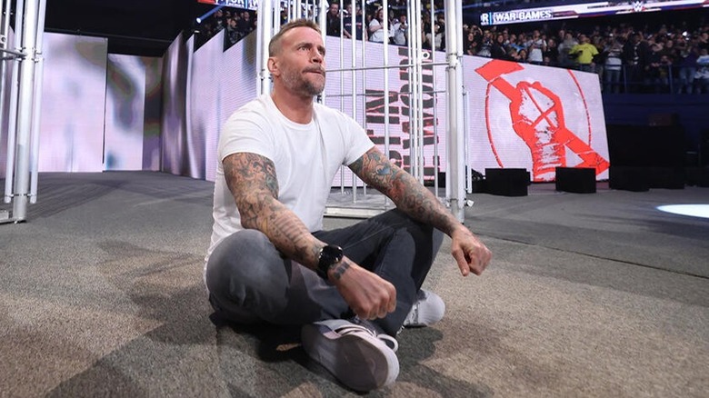 CM Punk sitting