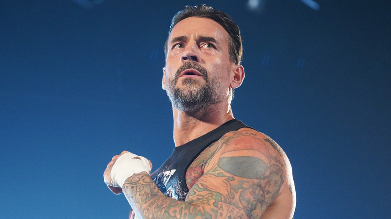 CM Punk looking curious