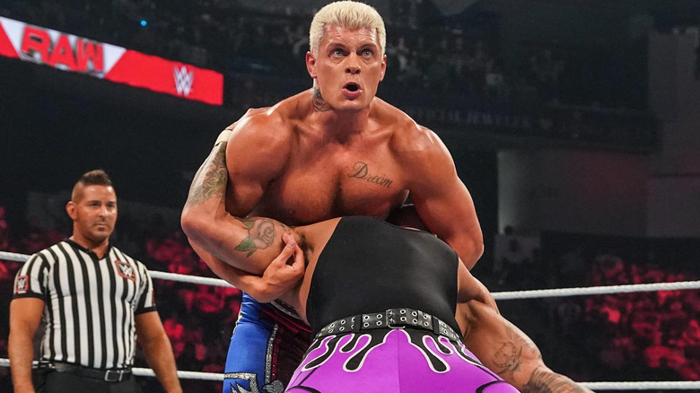 Cody Rhodes facing Damian Priest on "WWE Raw"