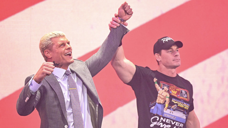 Cody Rhodes and John Cena