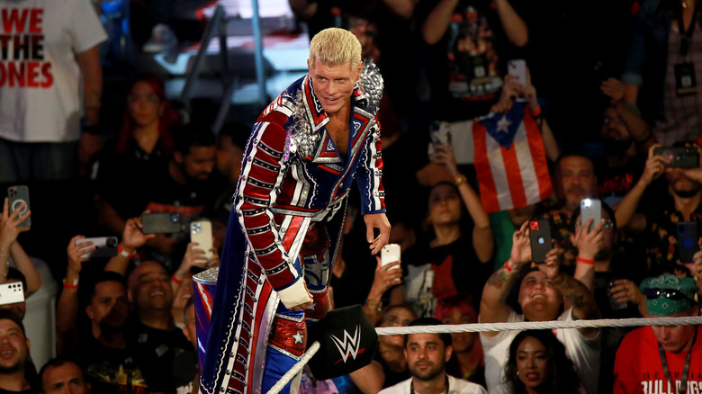 Cody Rhodes making his entrance