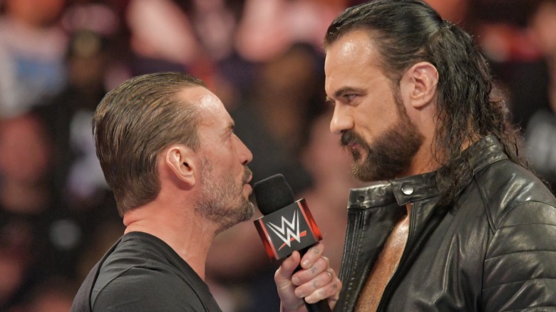 CM Punk & Drew McIntyre face off in WWE ring