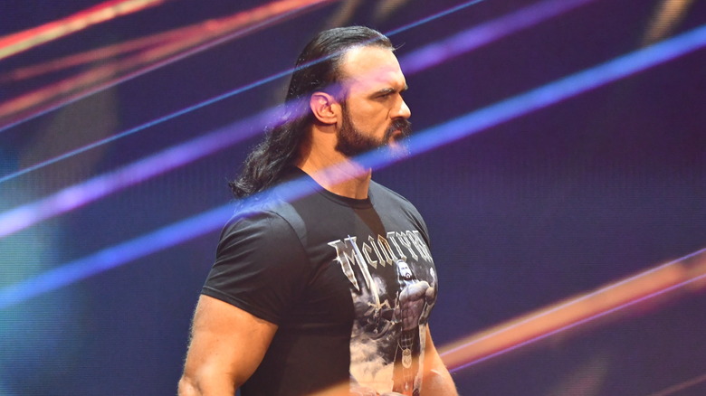 Drew McIntyre making his entrance in WWE