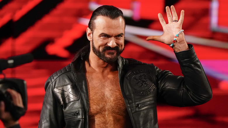 Drew McIntyre shows off CM Punk's bracelet