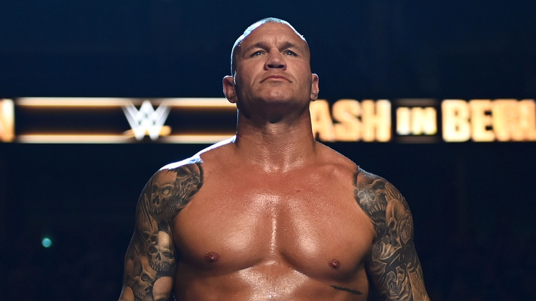 Randy Orton staring during WWE Bash in Berlin