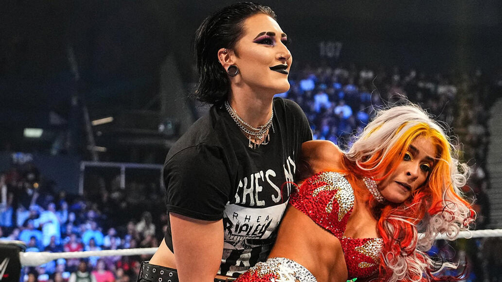 WWE's Rhea Ripley, Zelina Vega Share 'Menace Match Made In Heaven' Death Note Cosplay