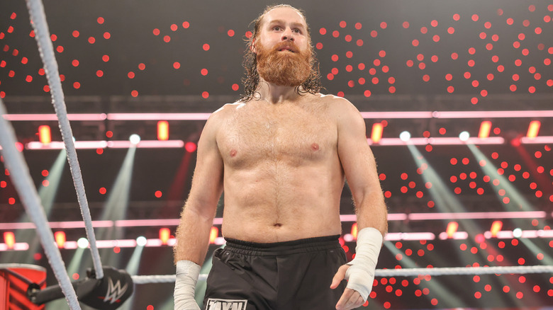 Sami Zayn looking serious