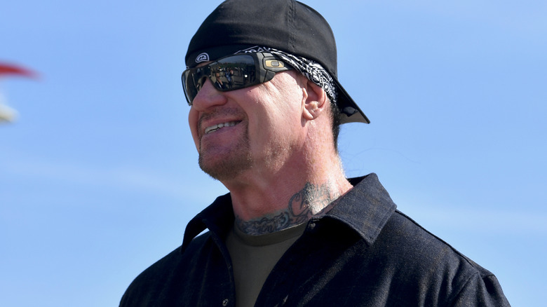 undertaker smiling