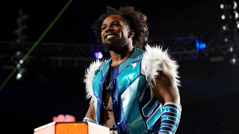 Xavier Woods smiling