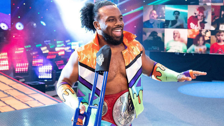 Xavier Woods smiling