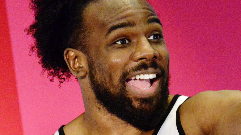 Xavier Woods smiling