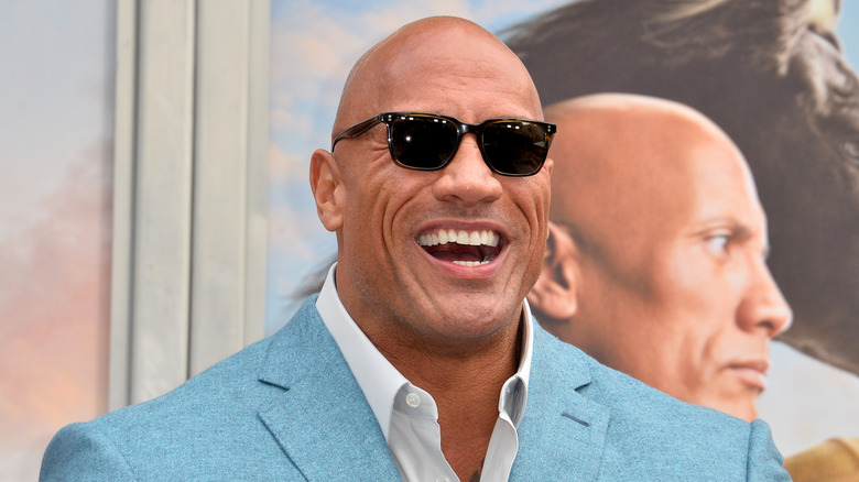 Dwayne Johnson laughs